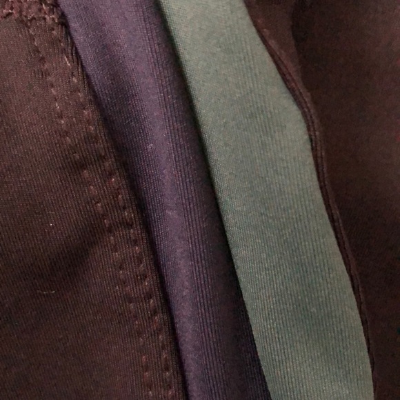 Splits59 OLIVIA HIGH WAIST 7/8 TIGHT BLACK GREEN Leggings - Picture 4 of 7